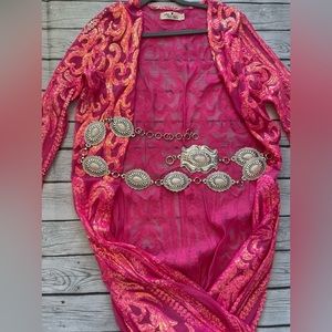 Souther fried chics sequin duster